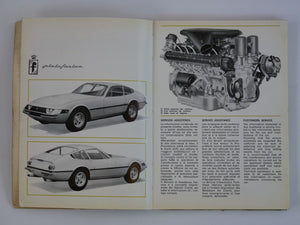 1969 Ferrari 365 GTB/4 Daytona Owner's Manual Handbook