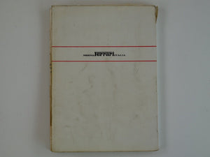 1969 Ferrari 365 GTB/4 Daytona Owner's Manual 