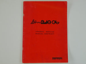 Ferrari 246 Chassis Service Abstract Manual