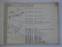 1969-74 Ferrari 246 Dino Scaglietti Body Parts Manual