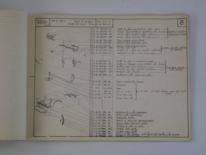 1969-74 Ferrari 246 Dino Scaglietti Body Parts Manual