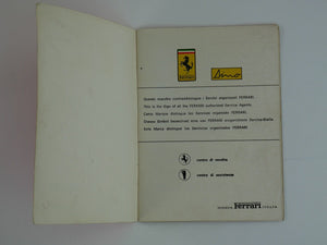 1973 Ferrari Dealer Directory