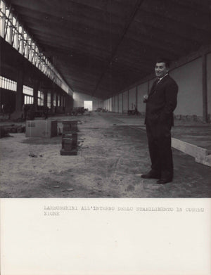 1963 Automobili Lamborghini Factory Construction Press Photos