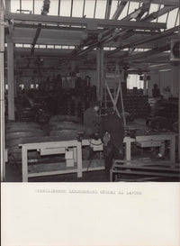 1964 Lamborghini Factory Workers Press Photos 350 Miura Espada