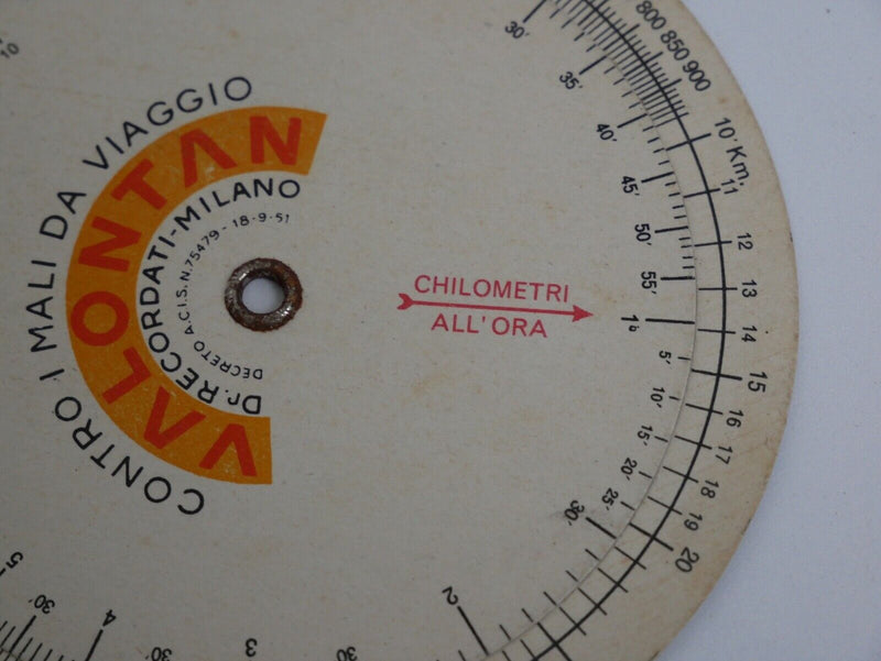 Ferrari Valontan Average Speed Paper Gauge 1