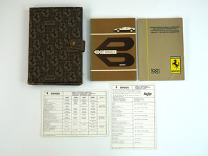 Ferrari 512 BBi Owner's Manual Pouch