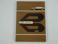 1981 Ferrari 512 BBi Owner's Manual Pouch Handbook