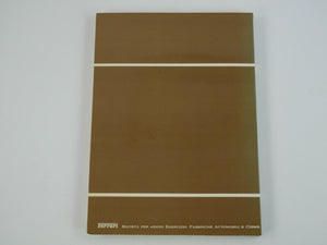 1981 Ferrari 512 BBi Owner's Manual Pouch Handbook