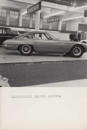 1964 Lamborghini 350 GT Press Photo Collection