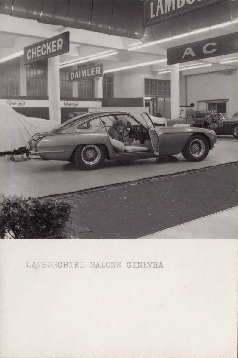 1964 Lamborghini 350 GT Press Photo Collection