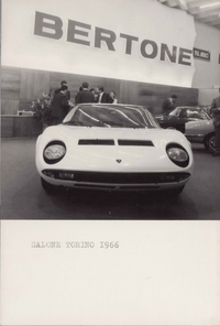 Lamborghini Miura Press Photos Turin Motor Show