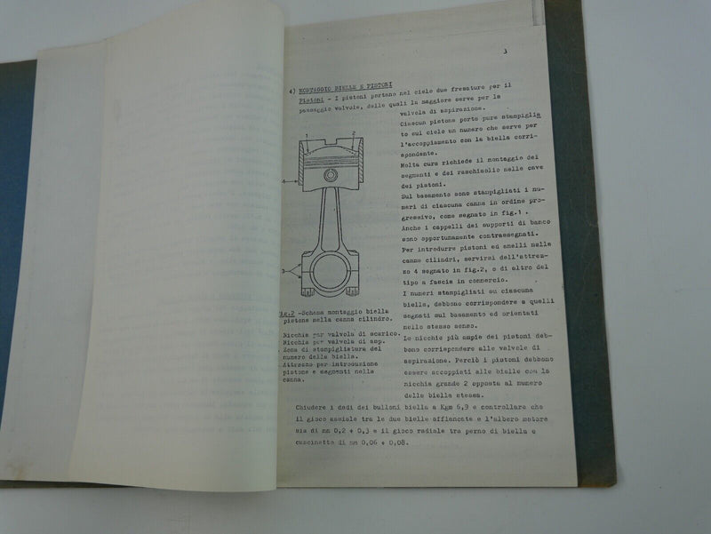 1966-68 Ferrari 275 GTB/4 Engine Rebuild Workshop Manual