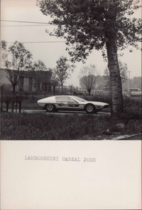 1967 Lamborghini Marzal Press Photos Espada Miura Countach