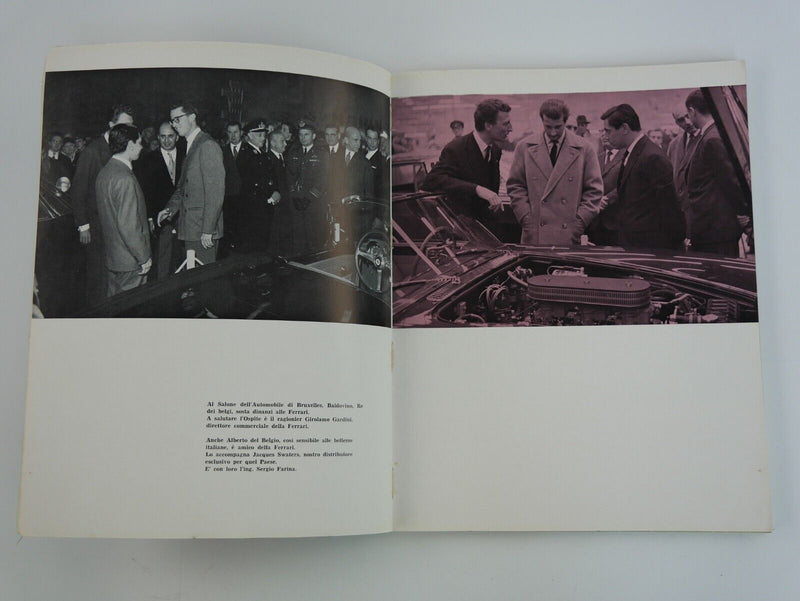 1960 Ferrari Yearbook With Enzo Business Card! Annuario 250