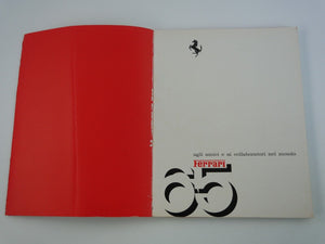 1965 Ferrari Yearbook Annuario 250 265 330