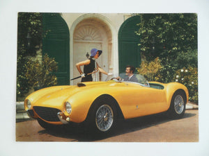 1953-55 Ferrari 375 MM 410 SA Postcard Brochure