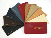 1980-90 Ferrari Connolly Leather Samples 308 328 Testarossa 512 BB