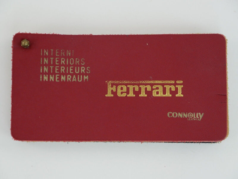 1980-90 Ferrari Connolly Leather Samples 308 328 Testarossa 512 BB