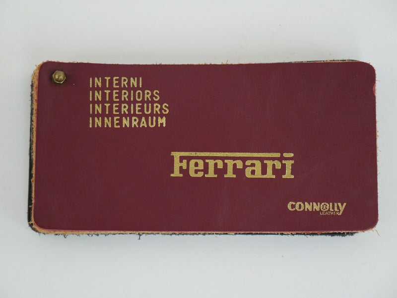 1980-88 Ferrari Connolly Leather Samples 308 328 Testarossa 512 BB