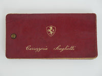 1965-75 Ferrari Connolly Scaglietti Leather Colour Samples 250 275 330 365 246