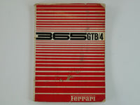 1969 Ferrari 365 GTB/4 Daytona Owner's Manual