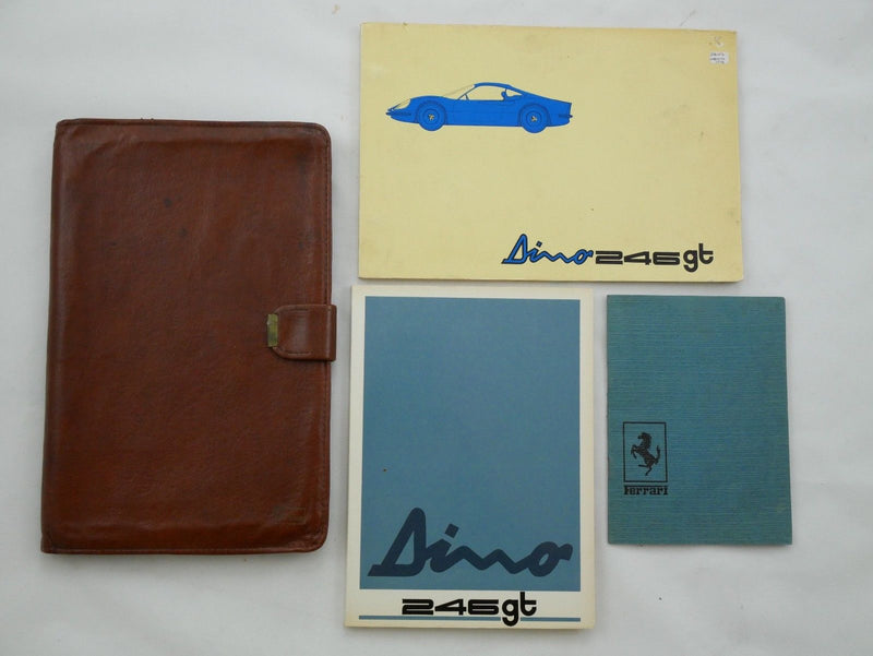 1970 Ferrari 246 Dino Manual Pouch Set