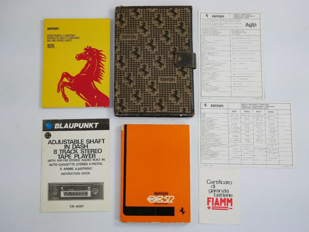 ferrari 512 bb manual pouch