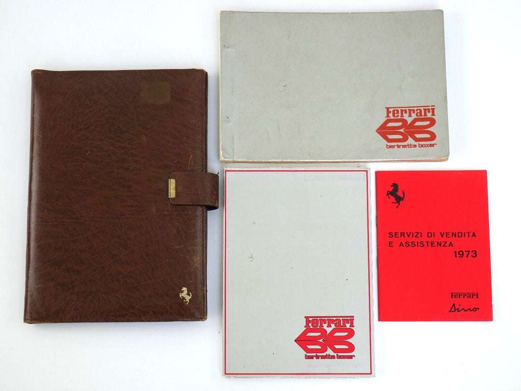 Ferrari 365 GT4 BB Owner's Manual Pouch