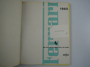 1960 Ferrari Yearbook Annuario 